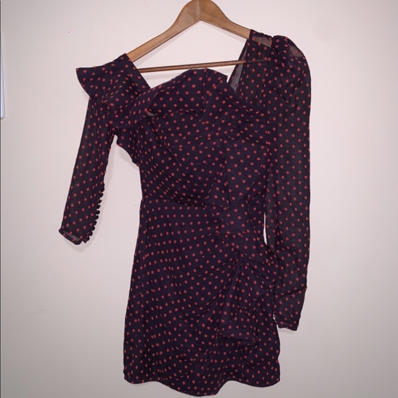 Self-Portrait Ruffled-Trimmed Embroidered Dress with floral embroidery - Picture 2 of 6